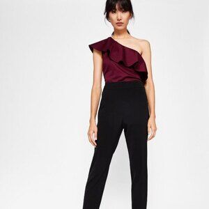Ted Baker London One-Shoulder Ruffle Top (NWT)